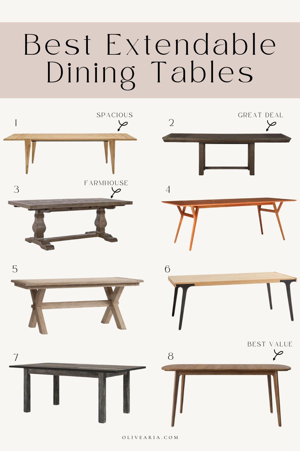 17 Best Extendable Dining Tables for Your Home in 2023